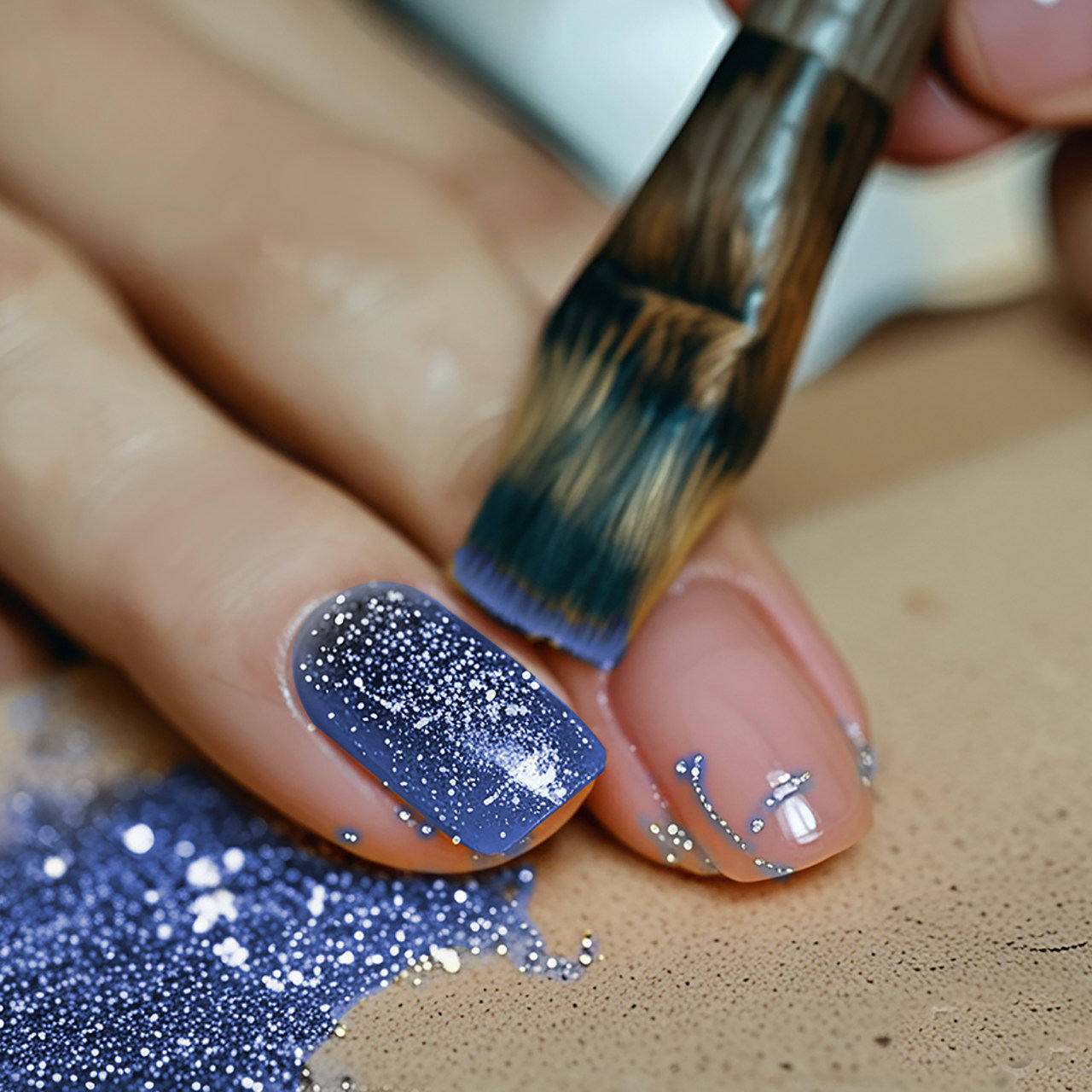 Paillettes Glitter Biodegradables Bleues