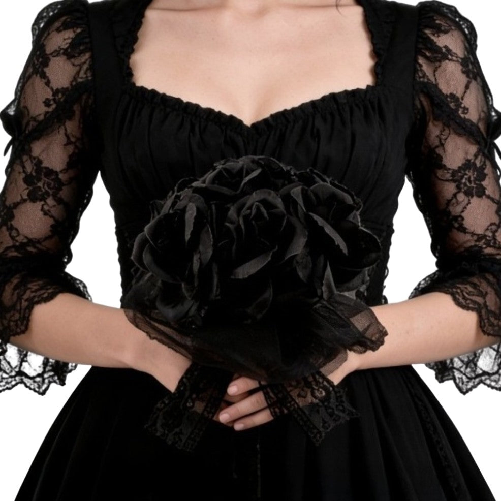 Bouquet de Roses Noires Deluxe