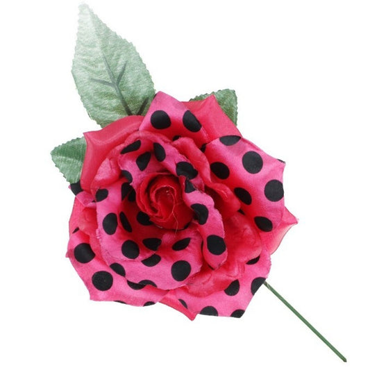 Rose Fuchsia et Noire de Flamenca