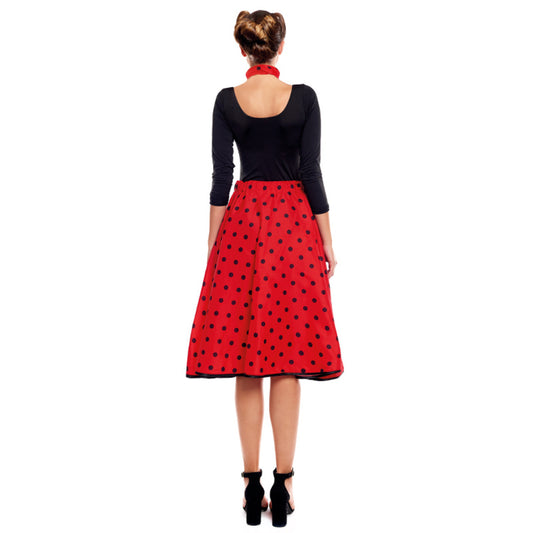 Ensemble Années 50 à Pois Rouges