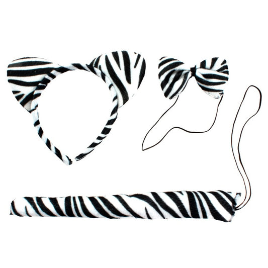 Set nœud papillon zèbre