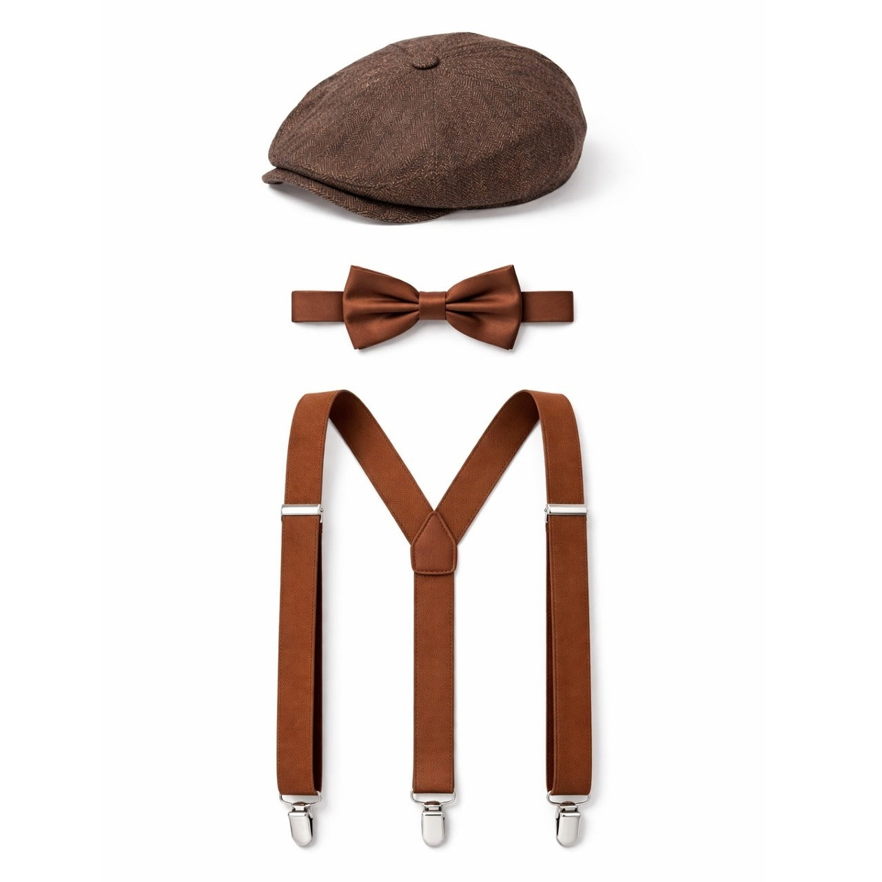 Set Gangster Anglais Marron Peaky