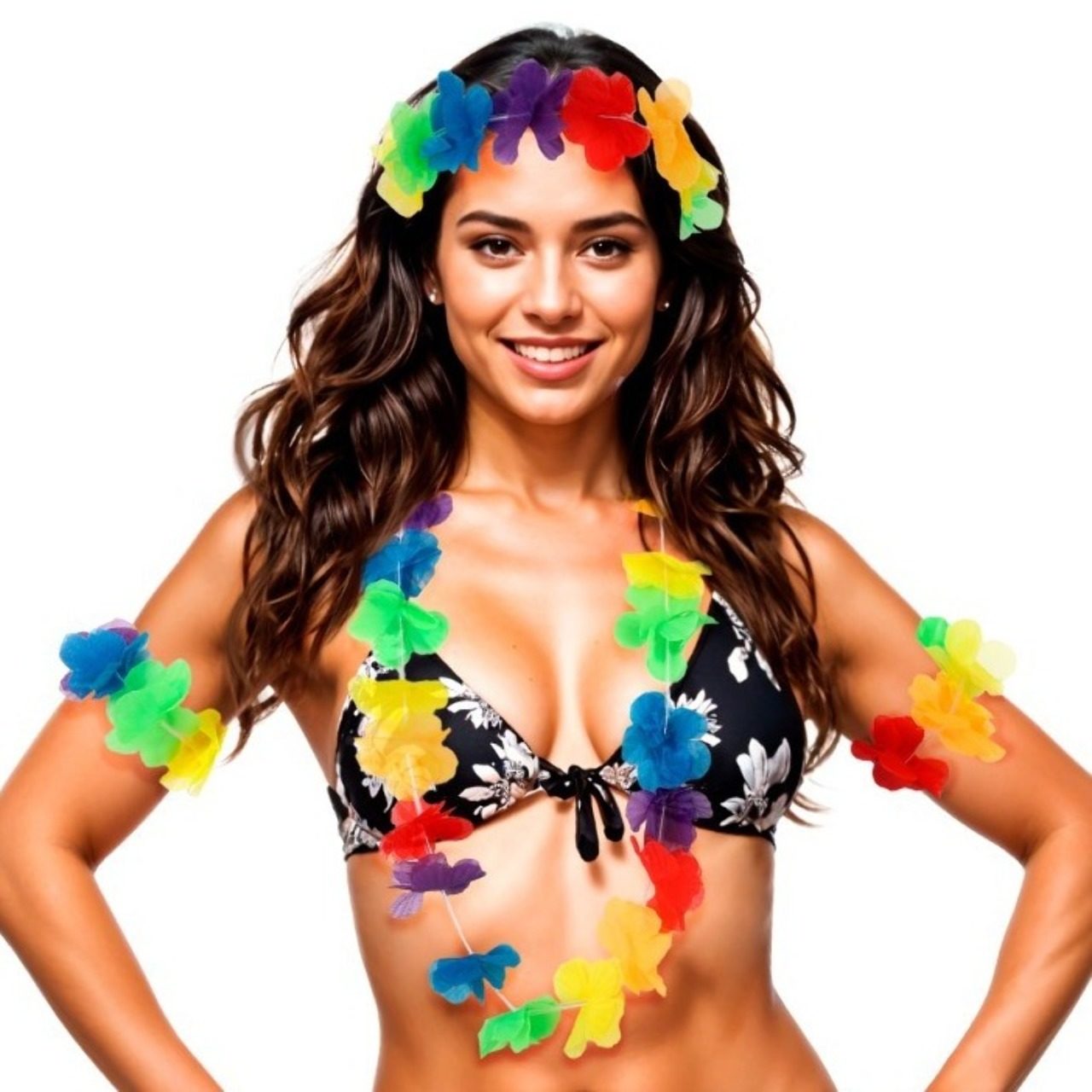 Set Hawaïen Fleuri