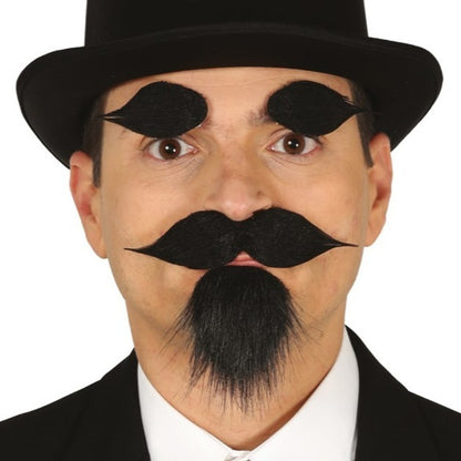 Set de Cheveux Noirs Éco