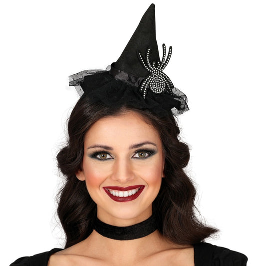 Chapeau Chic Sorcière Araignée