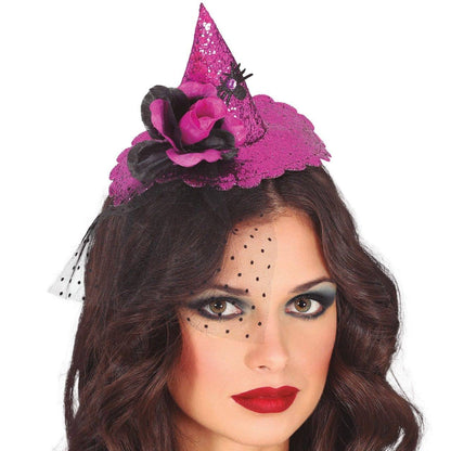 Serre-tête Mini Chapeau Chic de Sorcière à la Mode