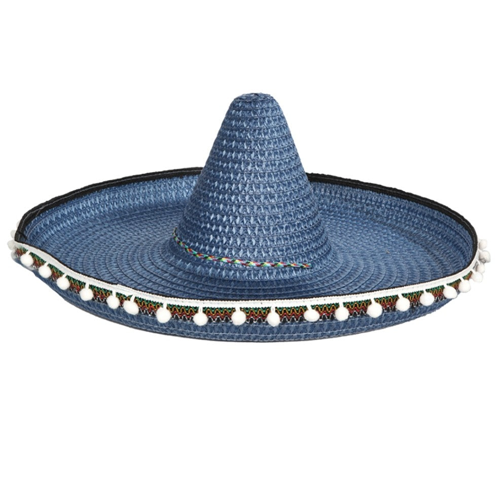 Chapeau Mexicain Bleu Grand Deluxe