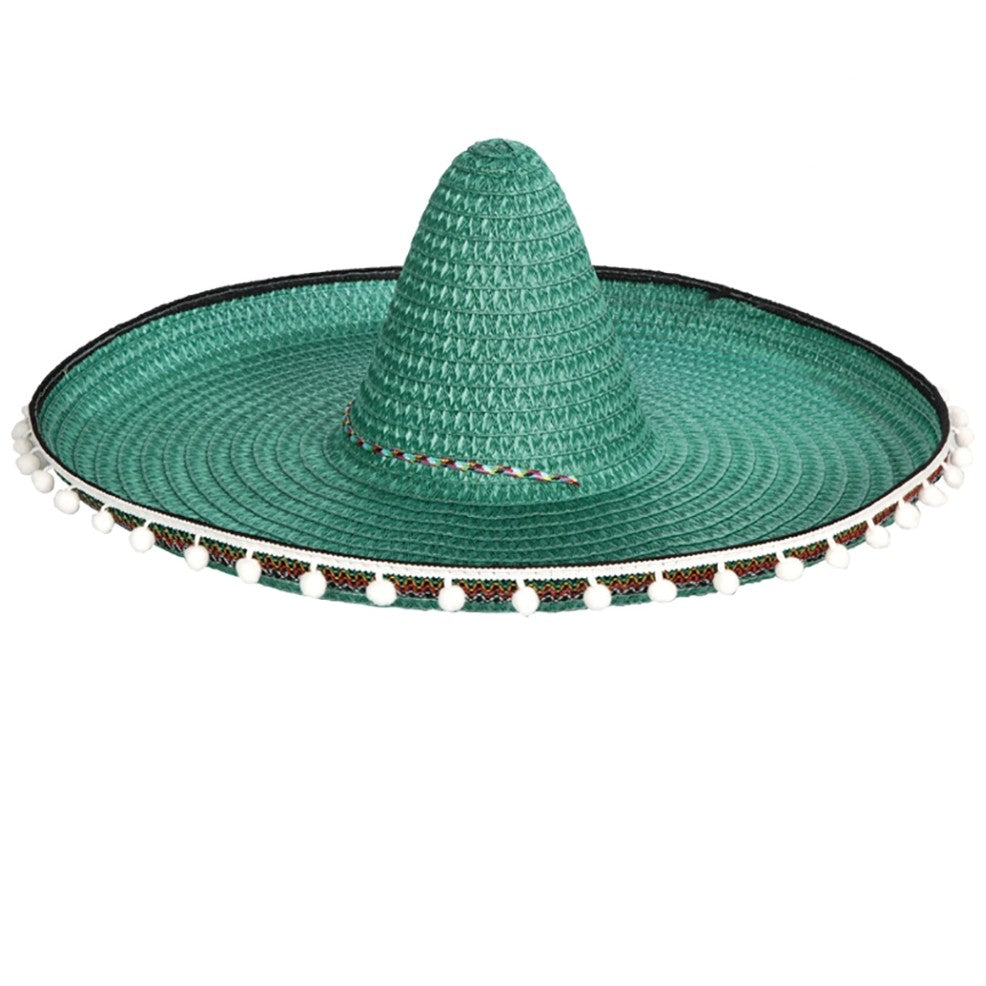 Chapeau Mexicain Vert Grand Deluxe