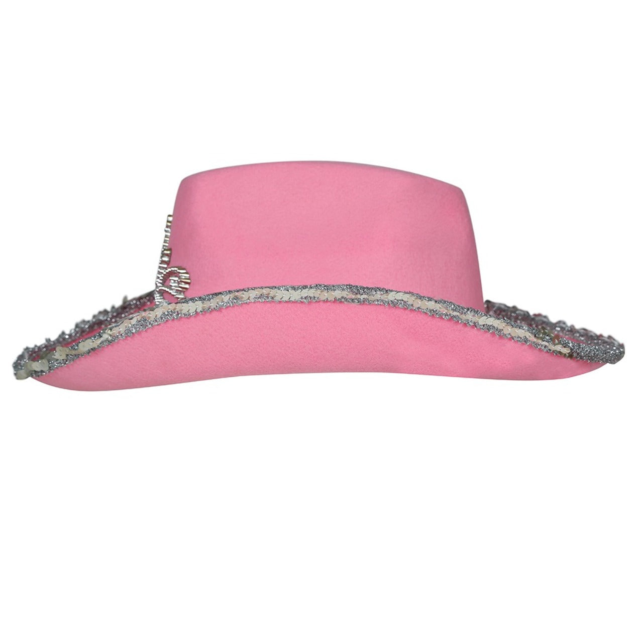 Chapeau de cowgirl couronne rose pour enfants