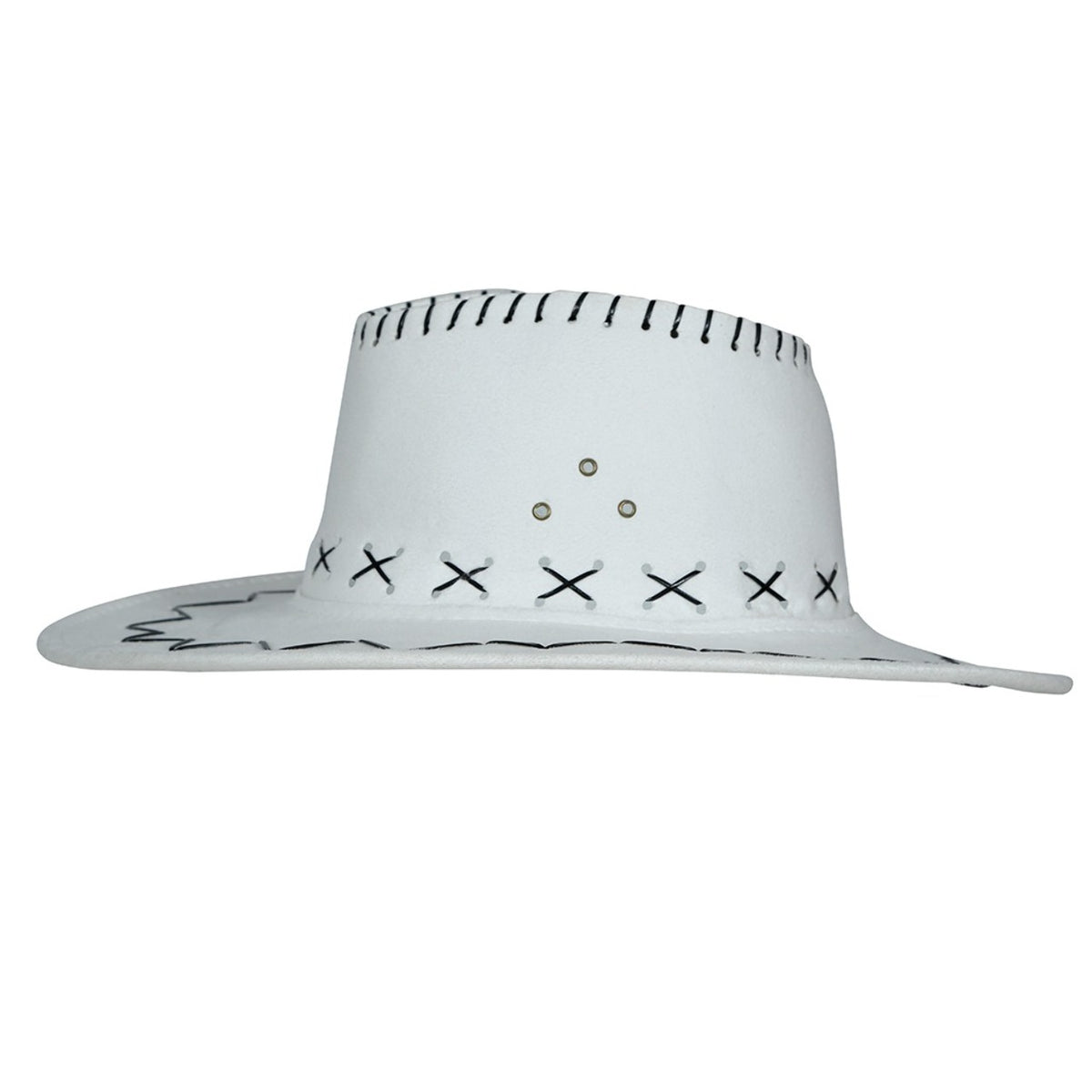 Chapeau de cow-boy blanc