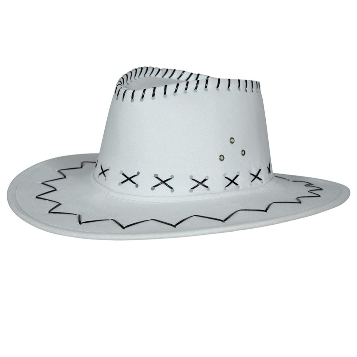 Chapeau de cow-boy blanc