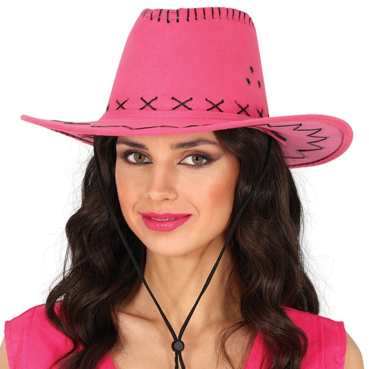 Chapeau de cow-boy fuchsia