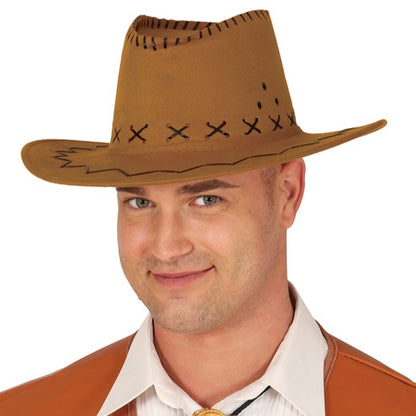Chapeau de cow-boy marron clair