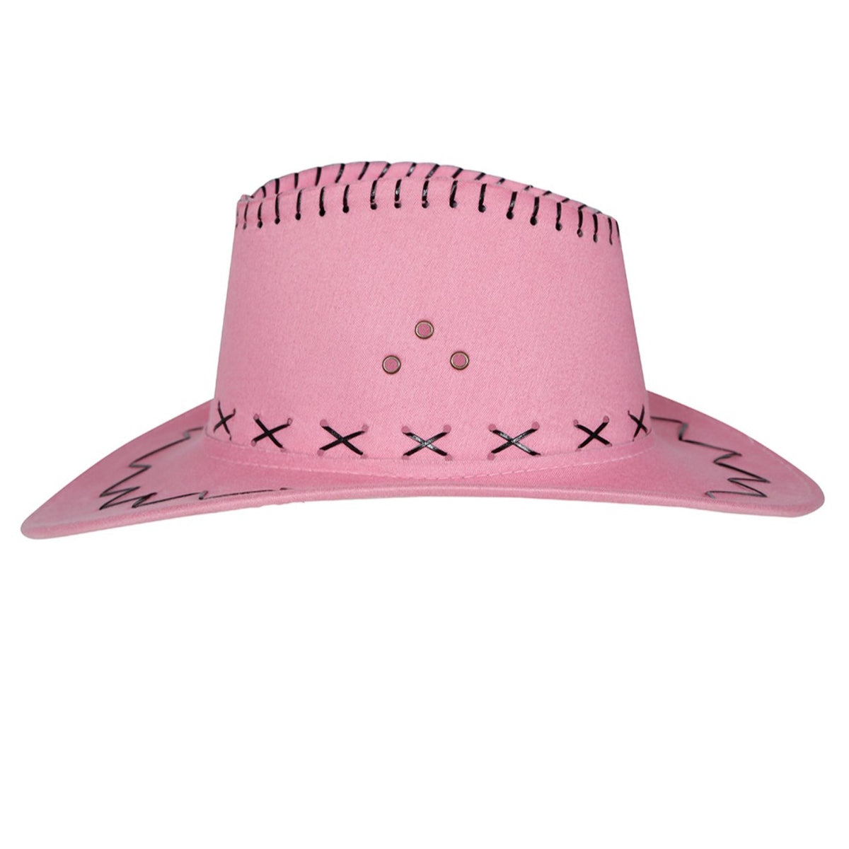 Chapeau de cow-boy rose