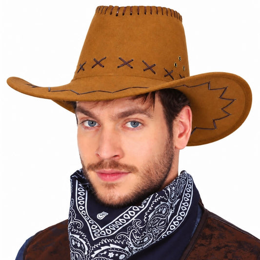 Chapeau de cow-boy marron clair