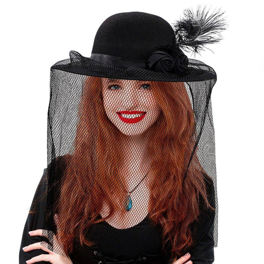 Chapeau de Veuve Noir