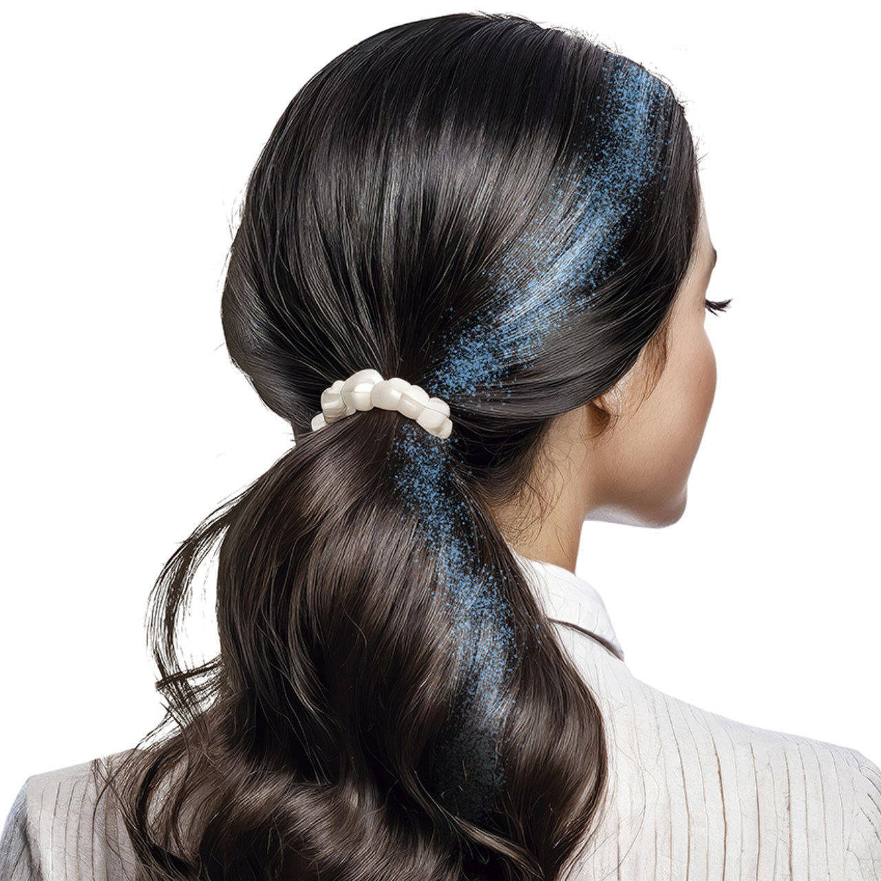 Spray Cheveux Pailleté Bleu