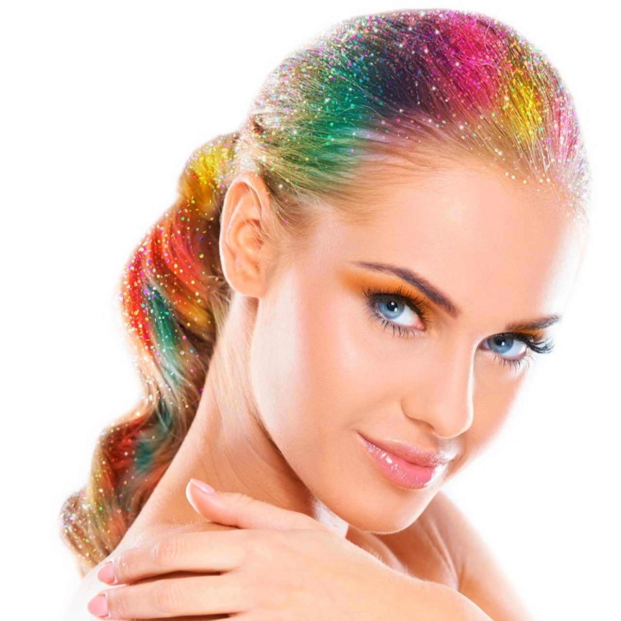 Spray Cheveux Pailleté Multicolores