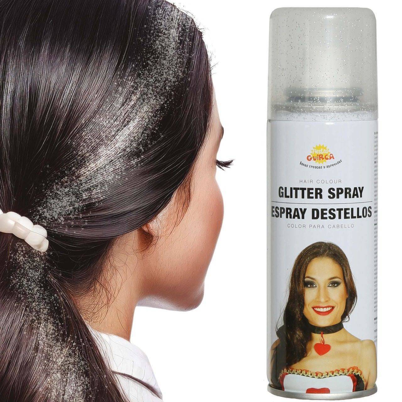 Spray Cheveux Pailleté Argent