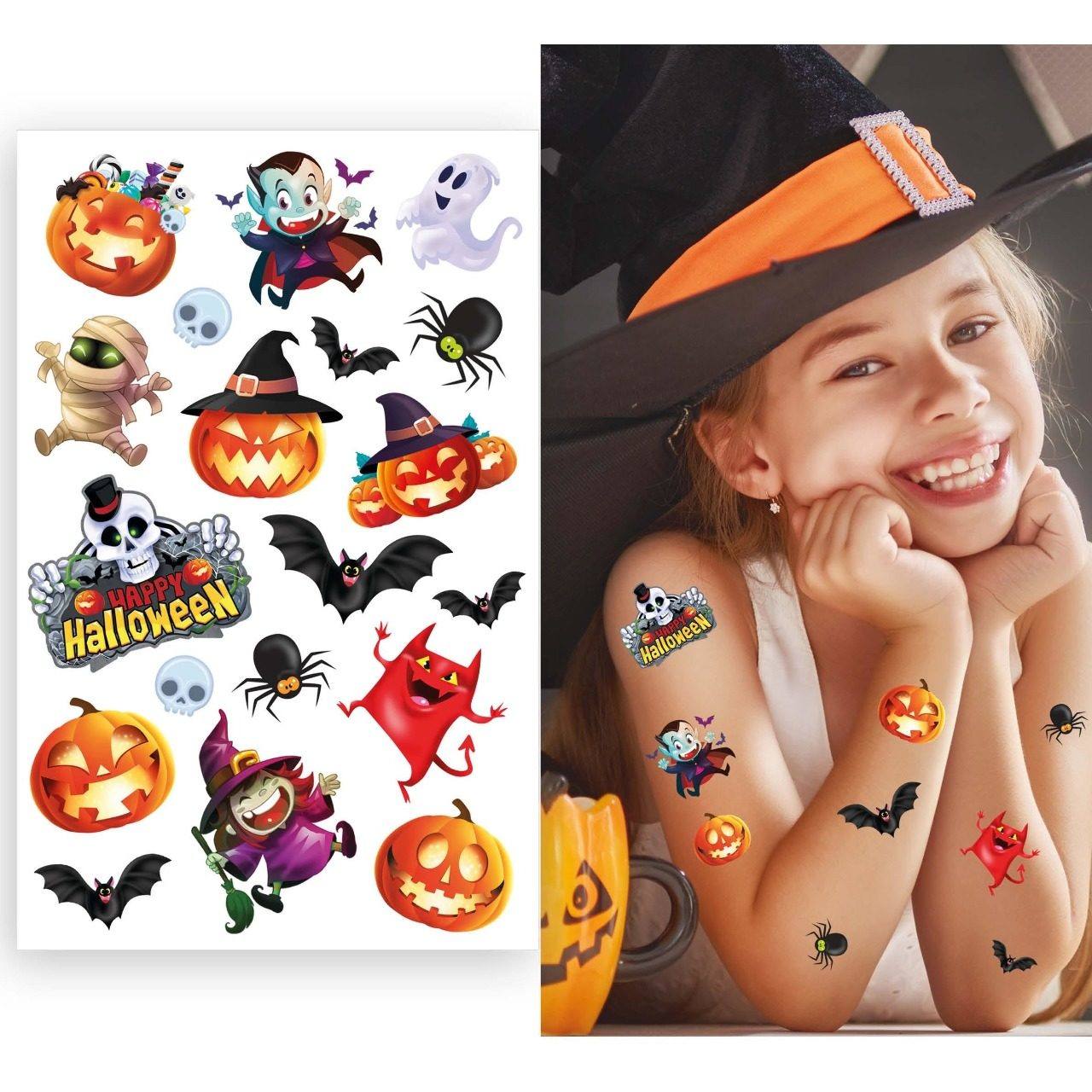 Tatouages Halloween Amusants enfants