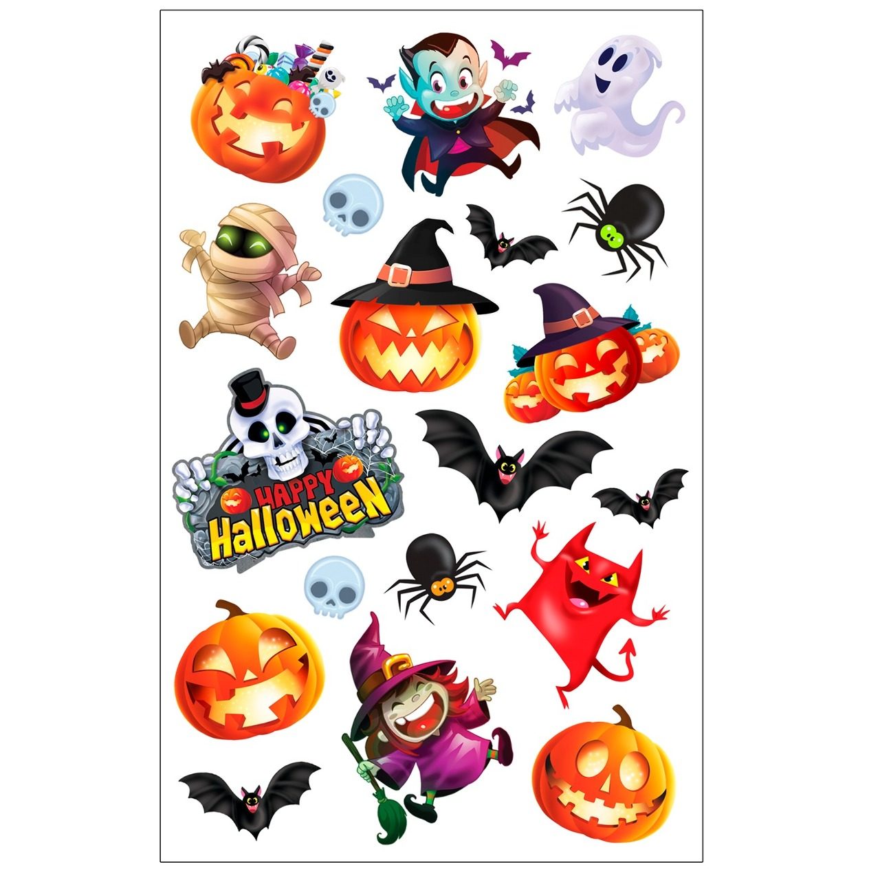 Tatouages Halloween Amusants enfants