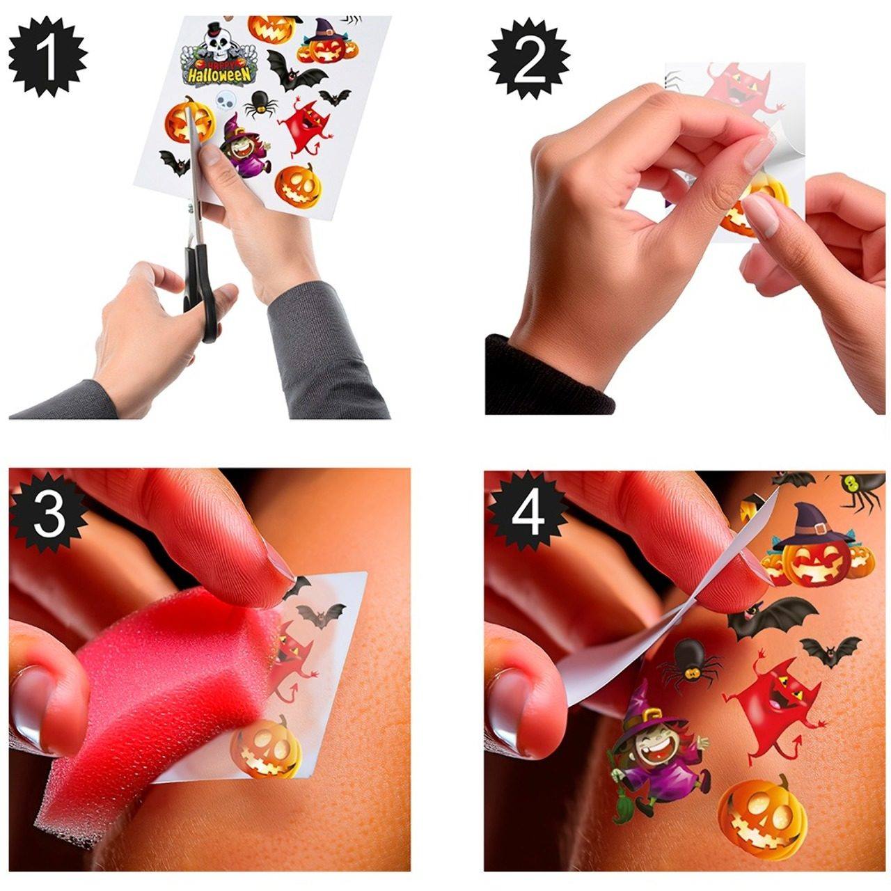 Tatouages Halloween Amusants enfants