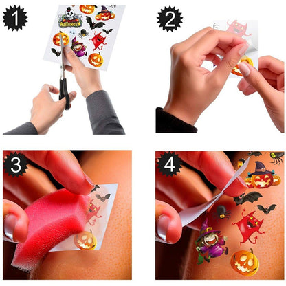 Tatouages Halloween Amusants enfants