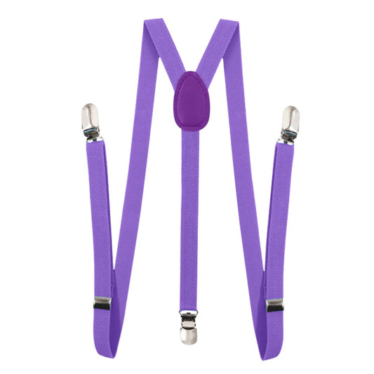 Bretelles violettes enfant