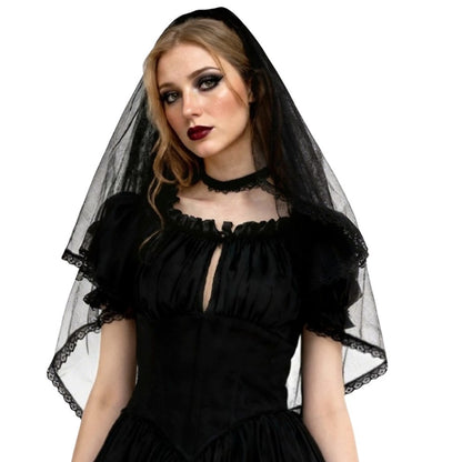 Voile Noir Dentelle