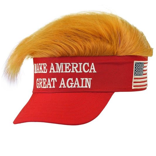 Visière avec Cheveux de Président