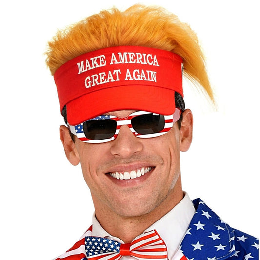 Visière avec Cheveux de Président