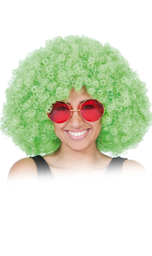 Perruque Afro Jumbo Vert