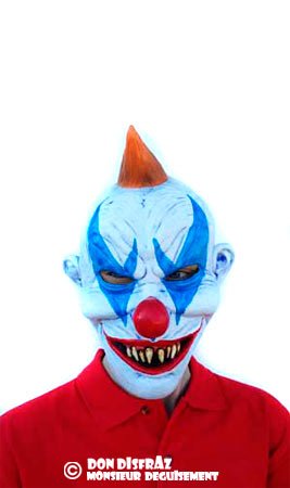 Masque latex Clown Psyco