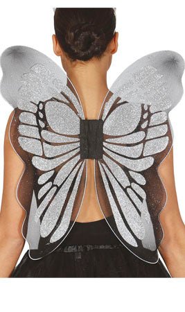 Ailes Papillon Argent Deluxe