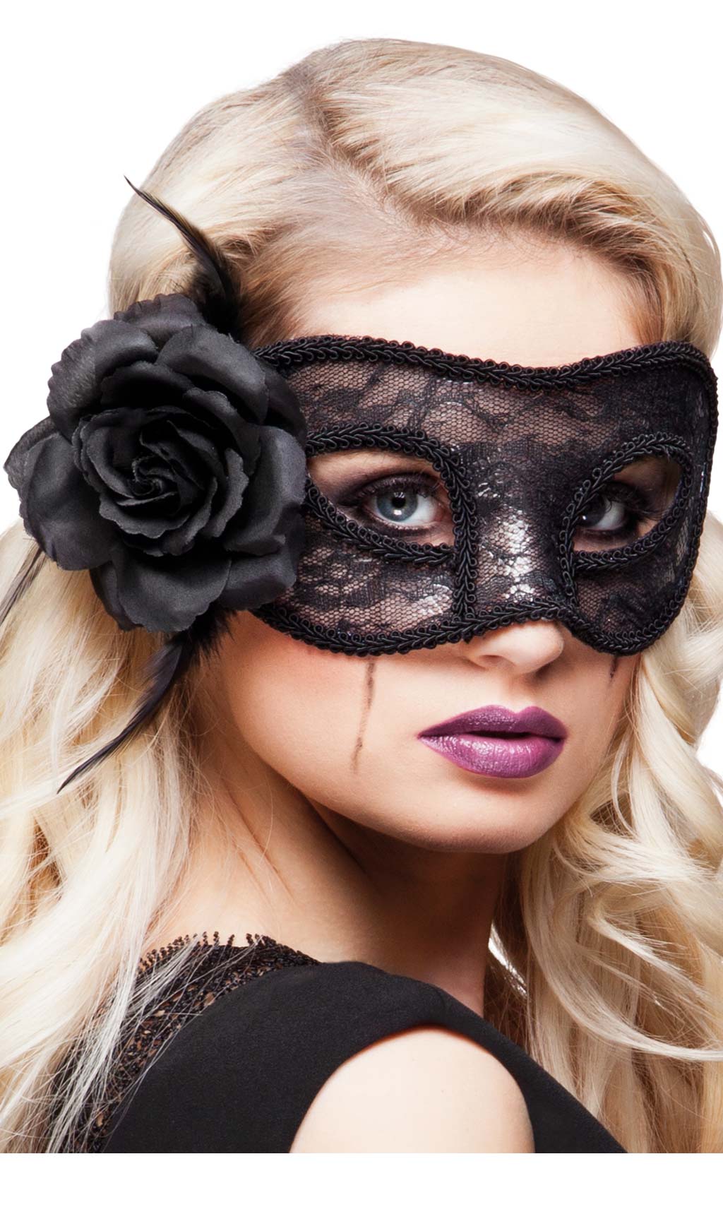 Loup Noir avec Fleur