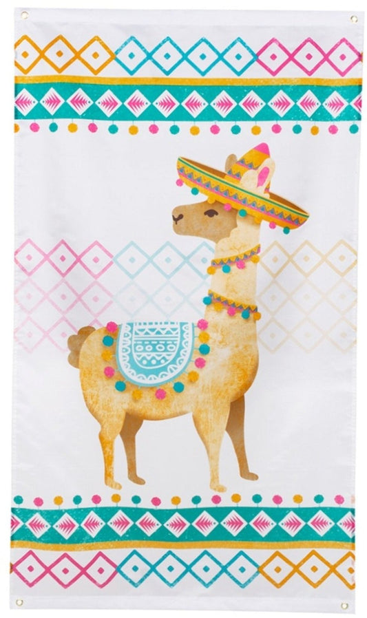 Drapeau de Lama Amusant