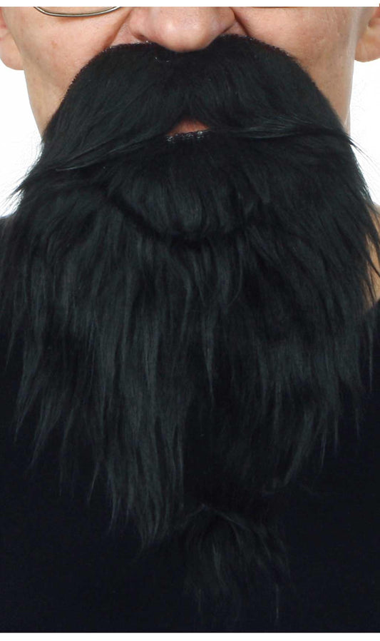Moustache et Bouc Noir Professionnel 034-MF