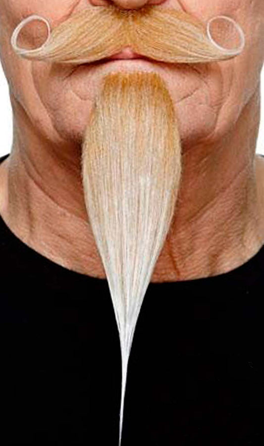 Moustache et Bouc Blond Professionnel 026-LC