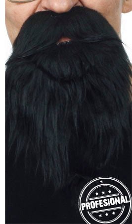 Moustache et Bouc Noir Professionnel 034-MF