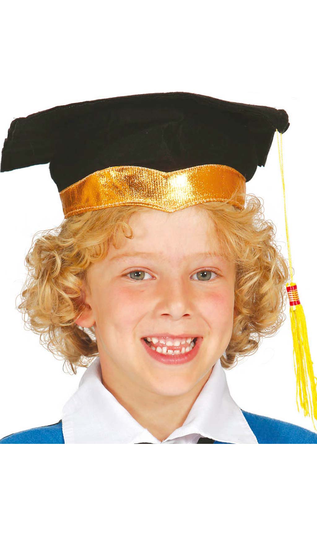 Chapeau Diplômé Doré enfant