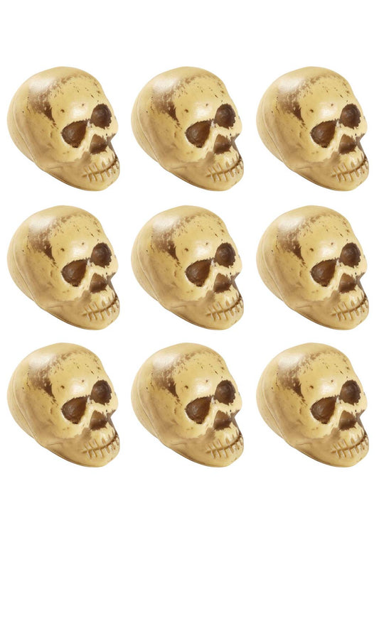 Sachet 9 Crânes Petits