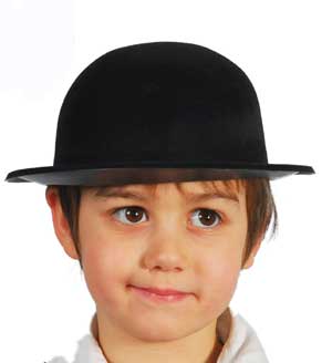 Chapeau Melon Noir Enfant