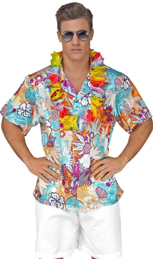 Chemise XL Hawaïenne à Fleurs