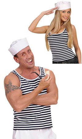 Camiseta XL Marinera para adulto I Don Disfraz