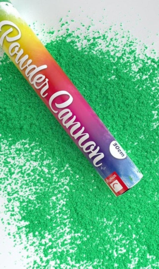 Canon à poudre vert Holi