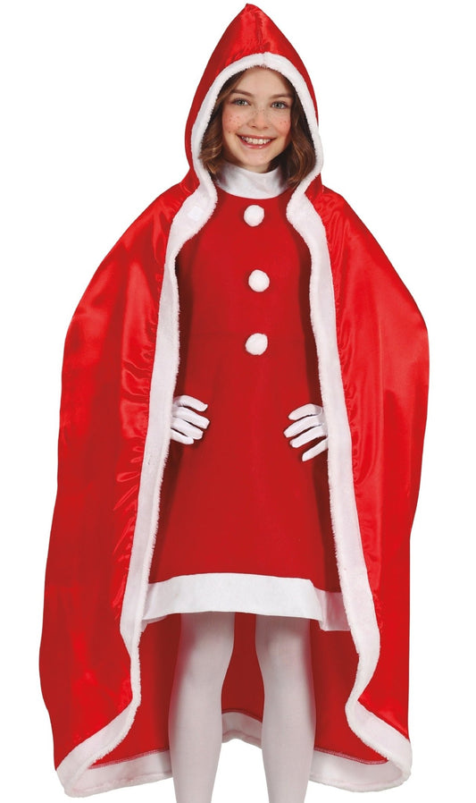 Cape de Mère Noël pour enfant
