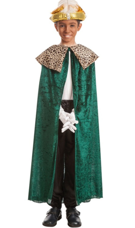 Cape de Roi Mage Balthasar pour enfant