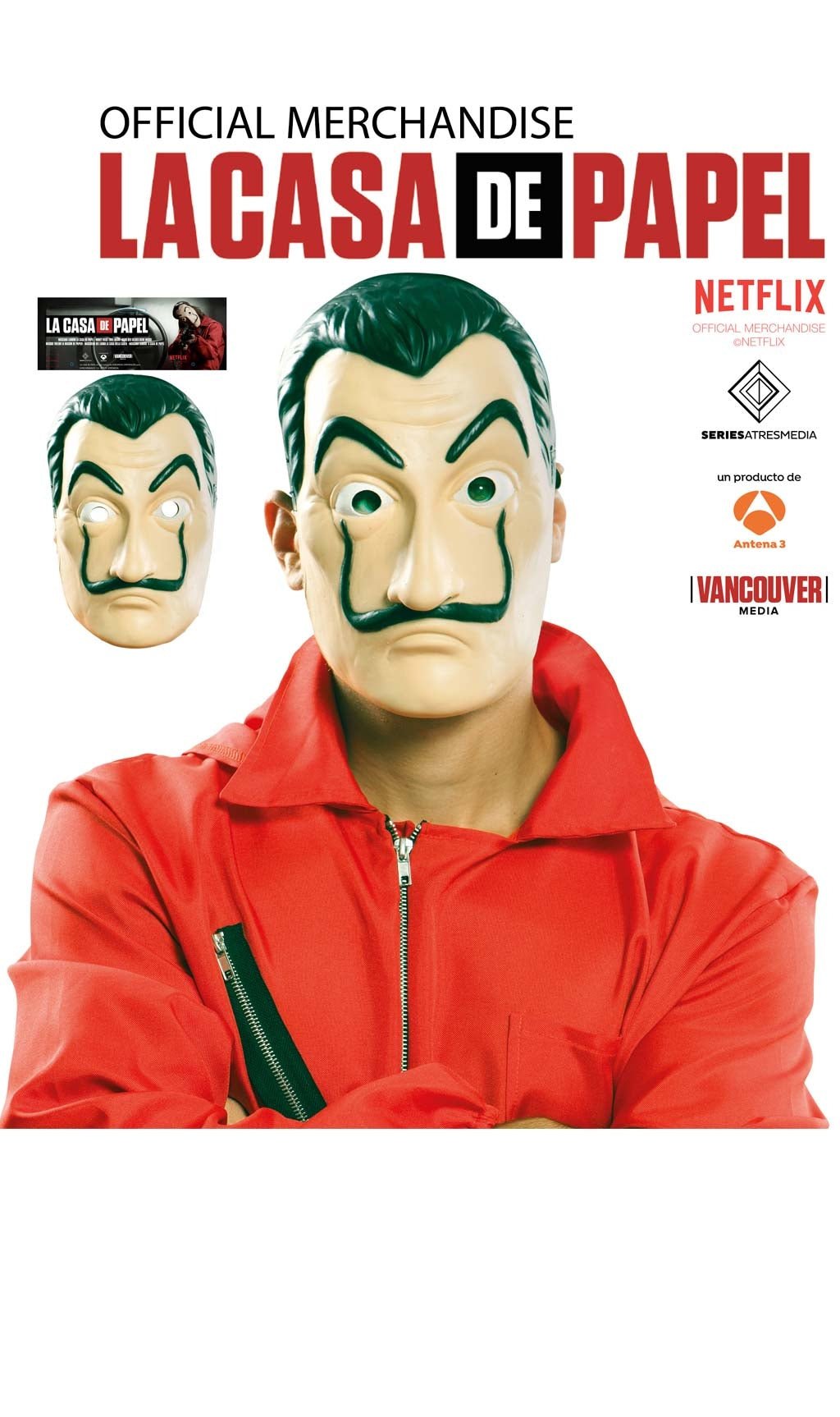 Masque en Latex de Voleur de La Casa de Papel