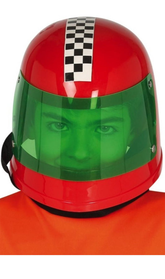 Casque de Pilote Rouge pour enfant