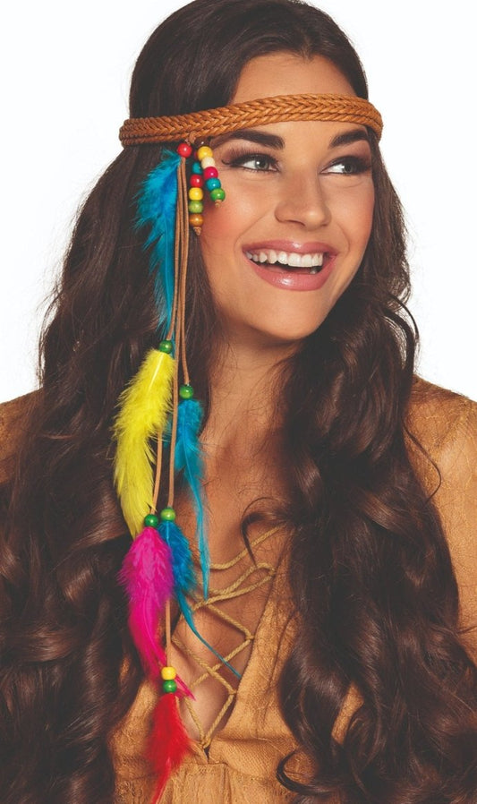 Bandeau Hippie Plumes